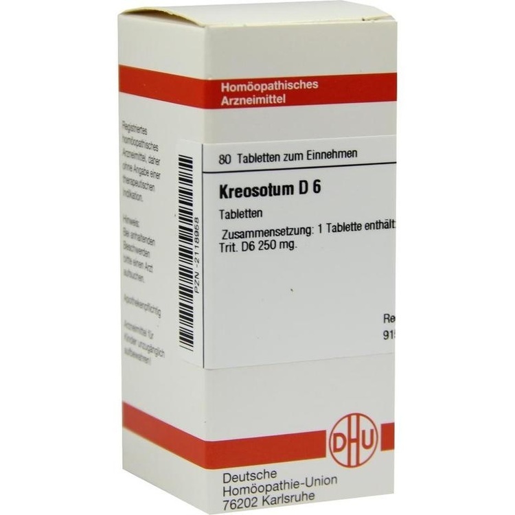 KREOSOTUM D 6 Tabletten 80 St
