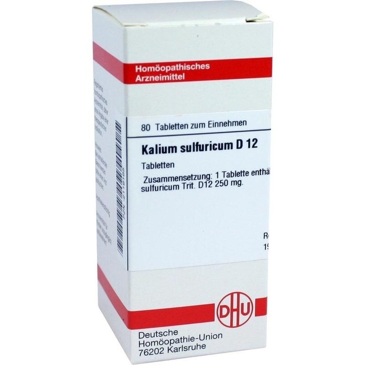 KALIUM SULFURICUM D 12 Tabletten 80 St