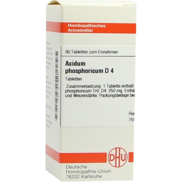 ACIDUM PHOSPHORICUM D 4 Tabletten 80 St