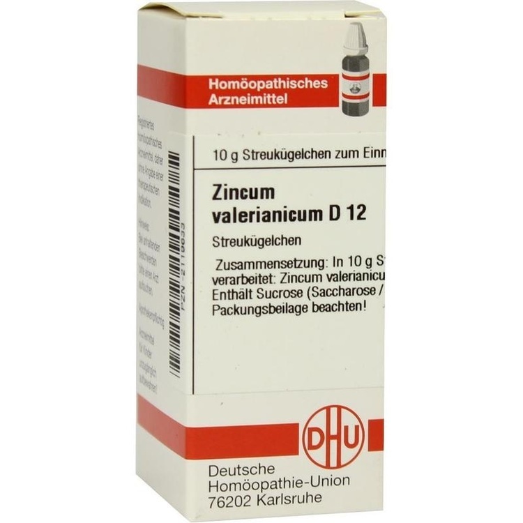 ZINCUM VALERIANICUM D 12 Globuli 10 g