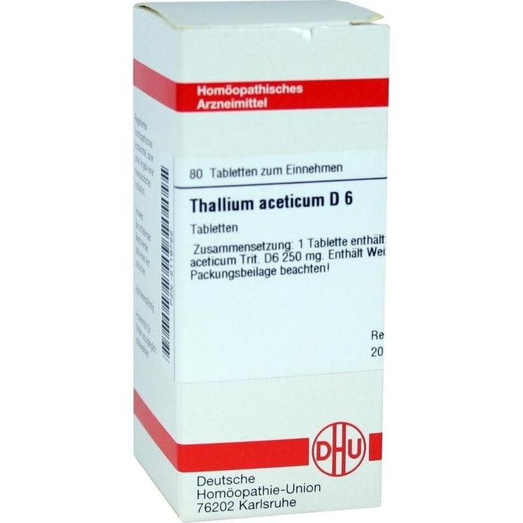 THALLIUM ACETICUM D 6 Tabletten 80 St