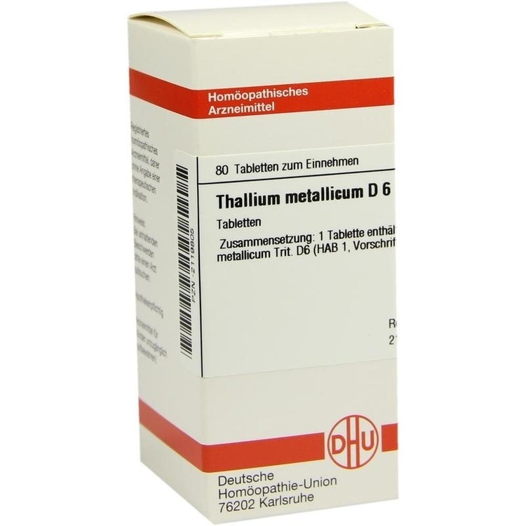 THALLIUM METALLICUM D 6 Tabletten 80 St