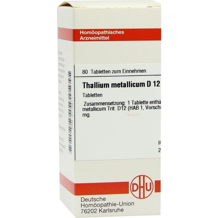 THALLIUM METALLICUM D 12 Tabletten 80 St