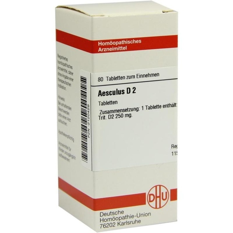 AESCULUS D 2 Tabletten 80 St