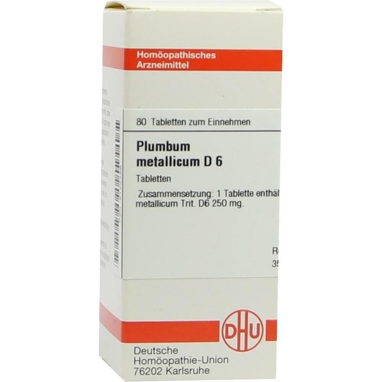 PLUMBUM METALLICUM D 6 Tabletten 80 St