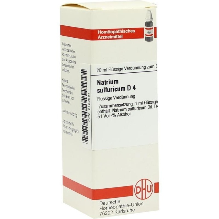 NATRIUM SULFURICUM D 4 Dilution 20 ml