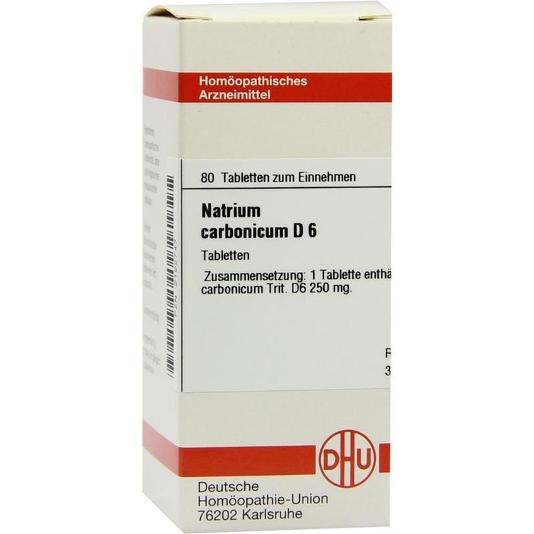 NATRIUM CARBONICUM D 6 Tabletten 80 St