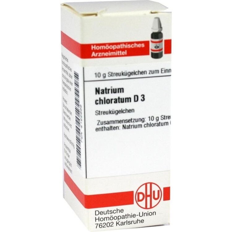 NATRIUM CHLORATUM D 3 Globuli 10 g