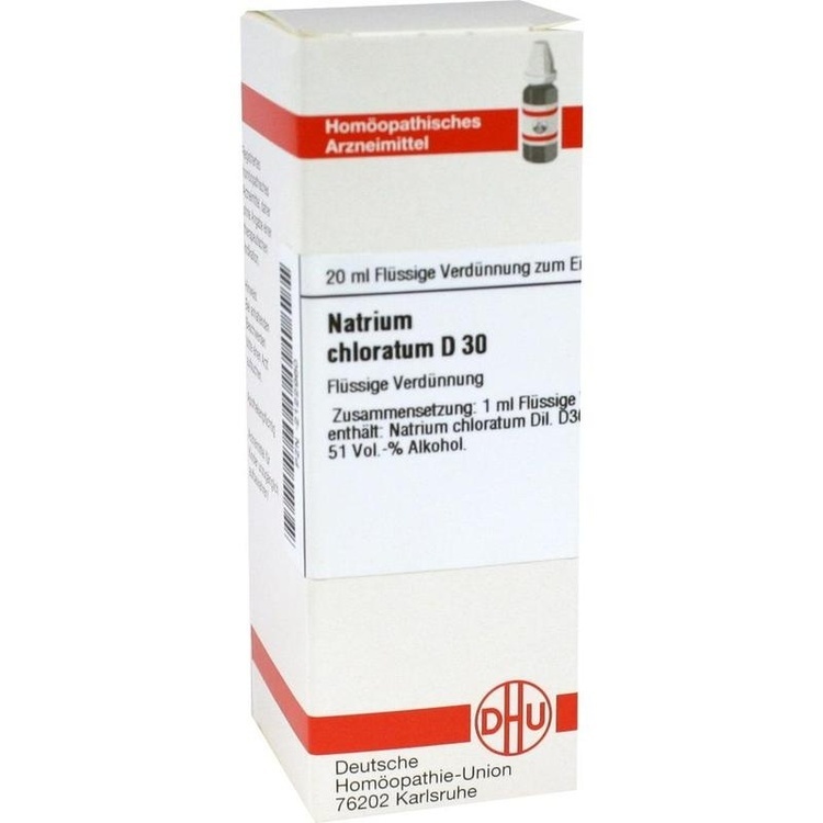 NATRIUM CHLORATUM D 30 Dilution 20 ml