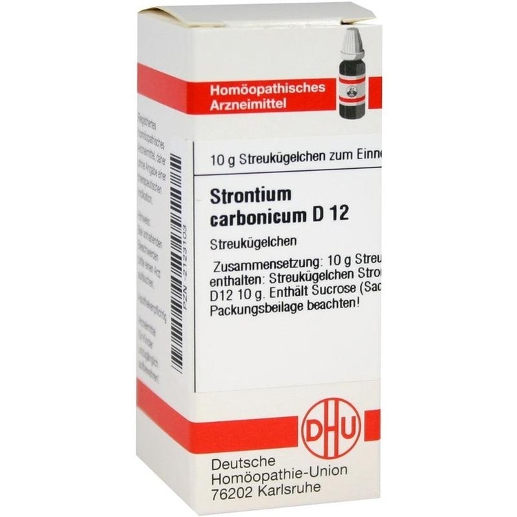 STRONTIUM CARBONICUM D 12 Globuli 10 g