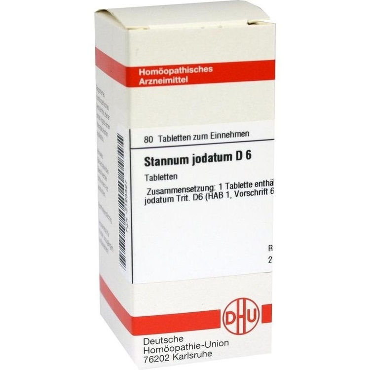 STANNUM JODATUM D 6 Tabletten 80 St