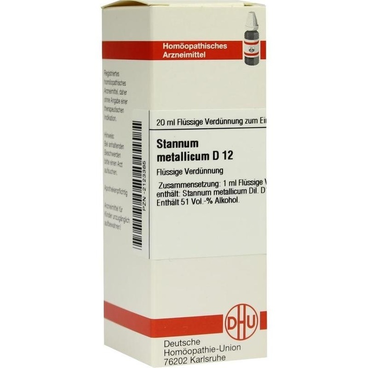 STANNUM METALLICUM D 12 Dilution 20 ml