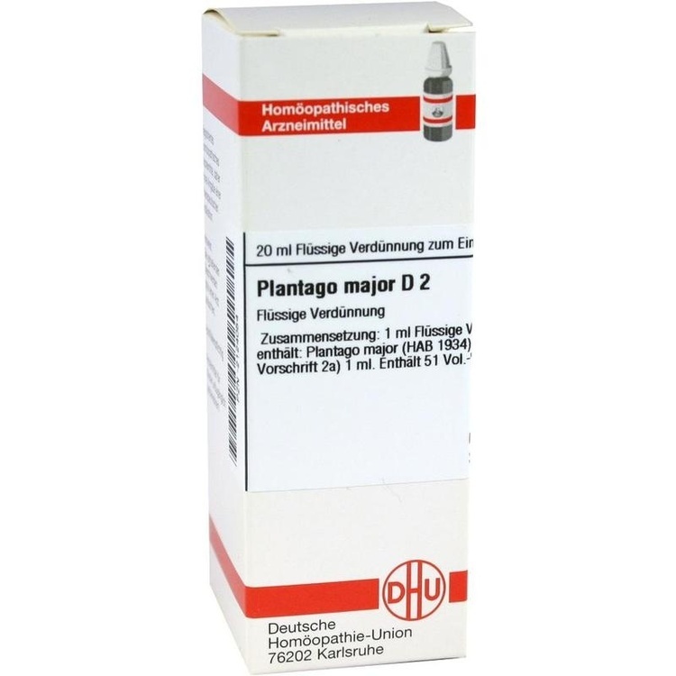 PLANTAGO MAJOR D 2 Dilution 20 ml