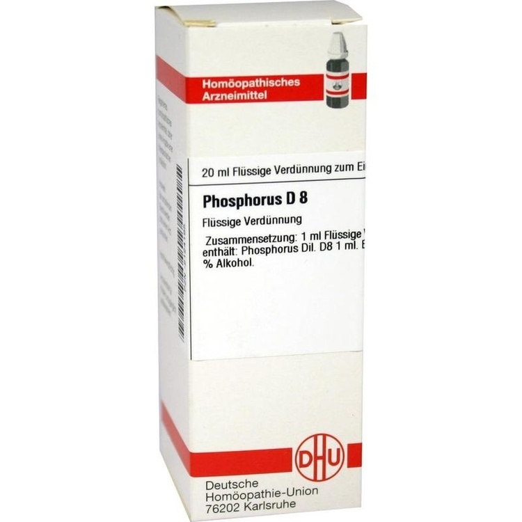 PHOSPHORUS D 8 Dilution 20 ml