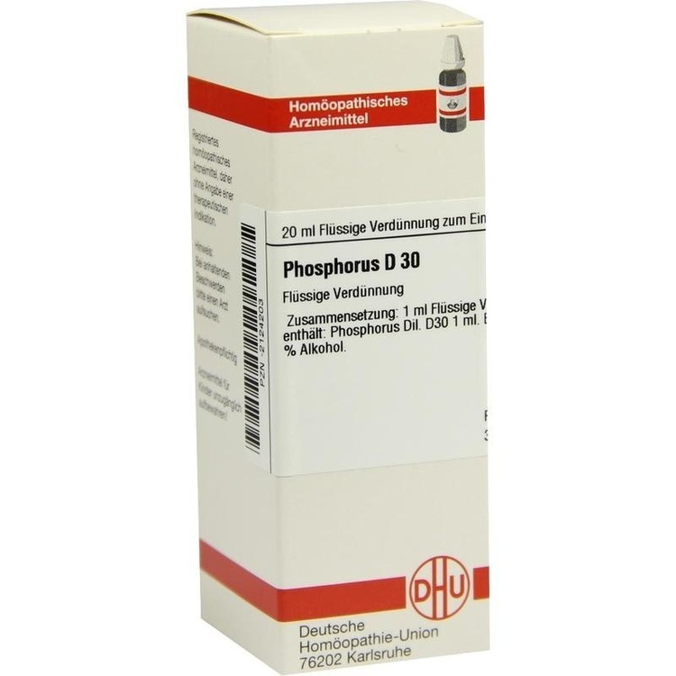 PHOSPHORUS D 30 Dilution 20 ml