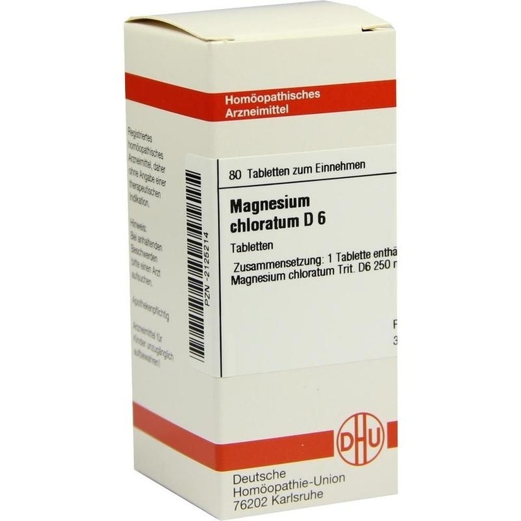 MAGNESIUM CHLORATUM D 6 Tabletten 80 St