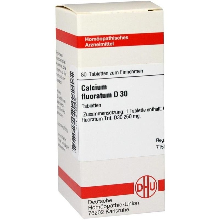 CALCIUM FLUORATUM D 30 Tabletten 80 St