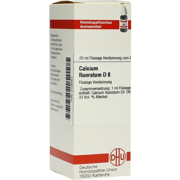 CALCIUM FLUORATUM D 8 Dilution 20 ml