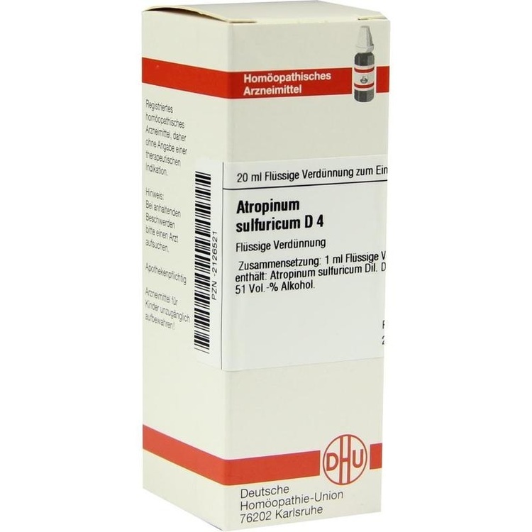 ATROPINUM SULFURICUM D 4 Dilution 20 ml