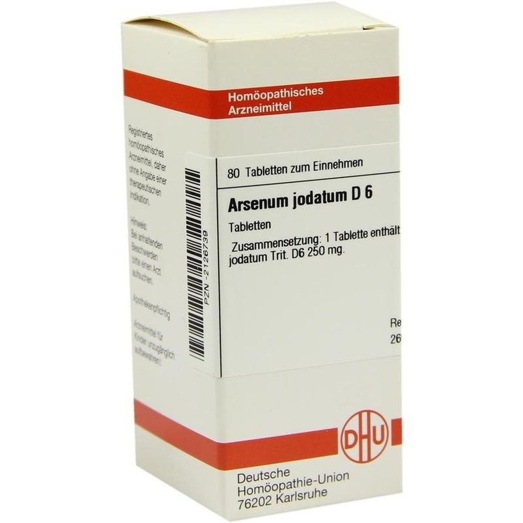 ARSENUM JODATUM D 6 Tabletten 80 St