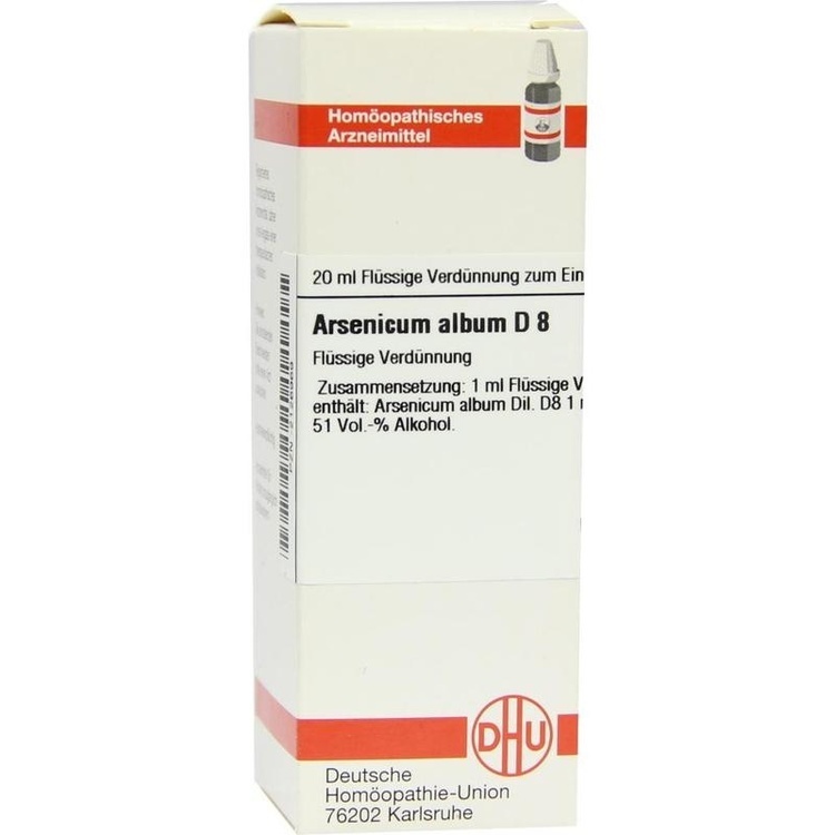 ARSENICUM ALBUM D 8 Dilution 20 ml