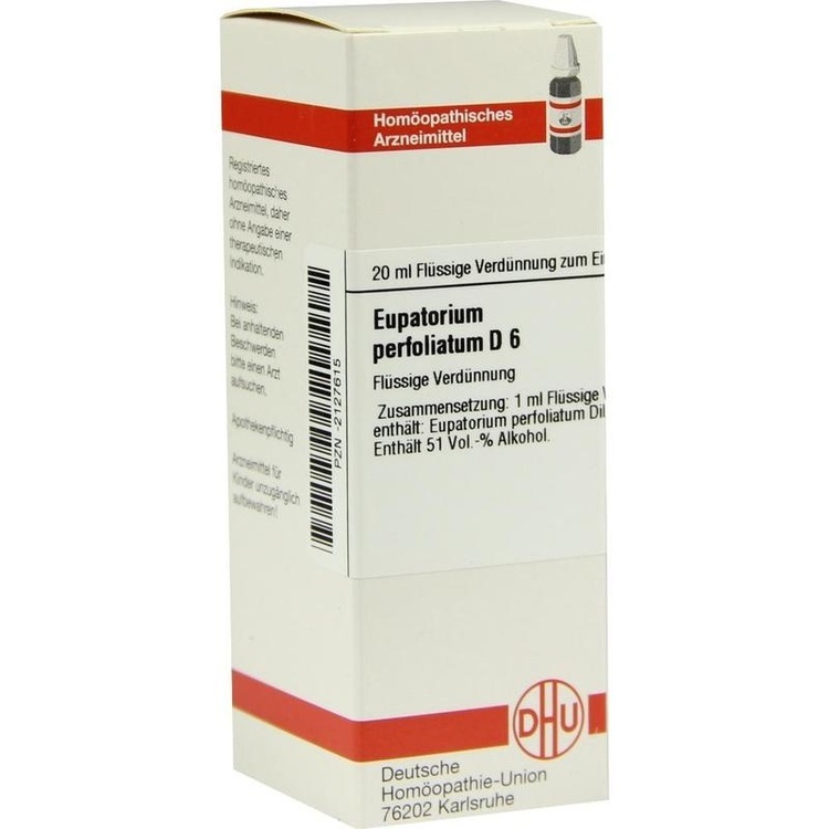 EUPATORIUM PERFOLIATUM D 6 Dilution 20 ml