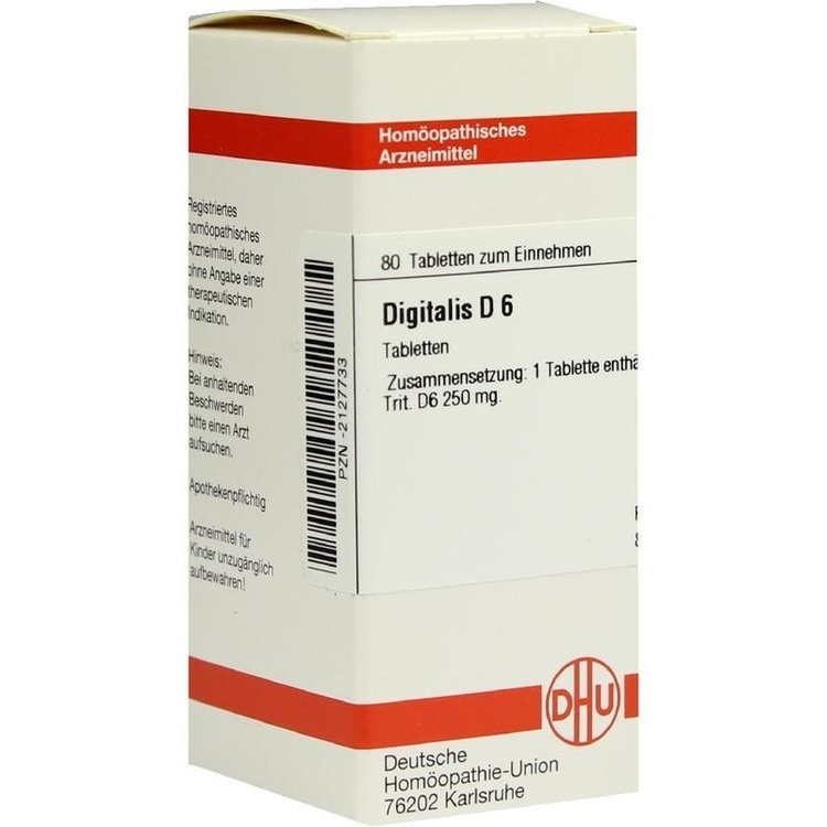 DIGITALIS D 6 Tabletten 80 St