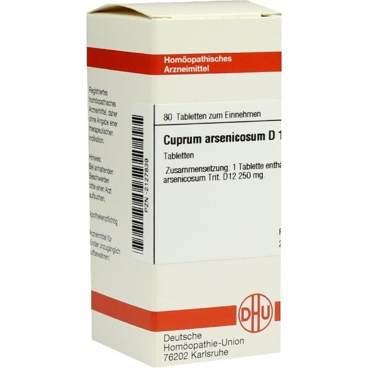 CUPRUM ARSENICOSUM D 12 Tabletten 80 St