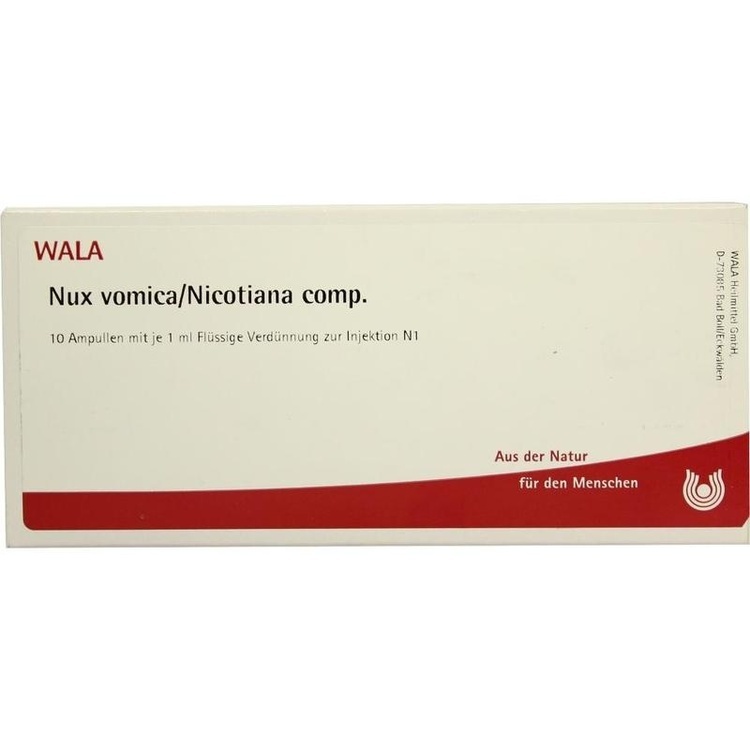 NUX VOMICA/NICOTIANA comp.Ampullen 10X1 ml