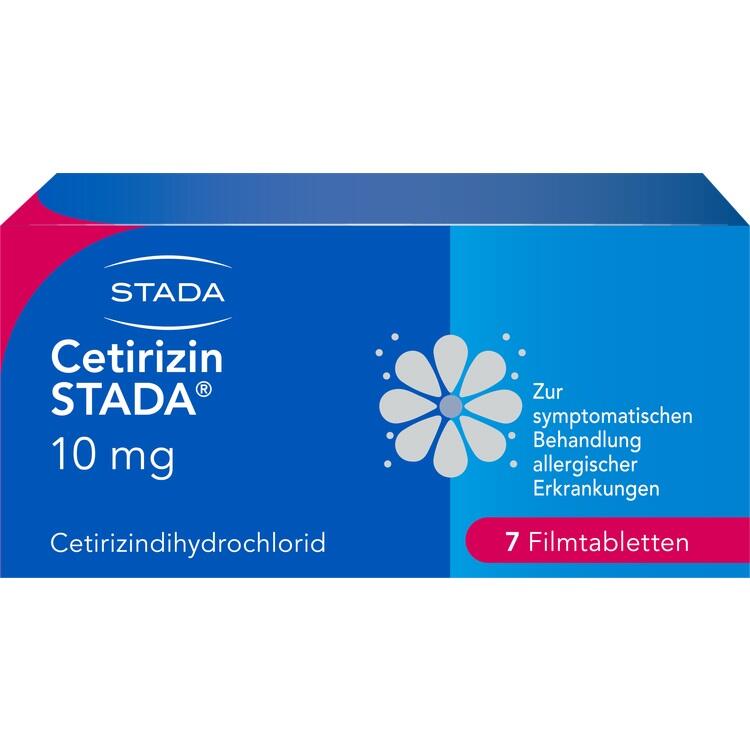 CETIRIZIN STADA 10 mg Filmtabletten 7 St