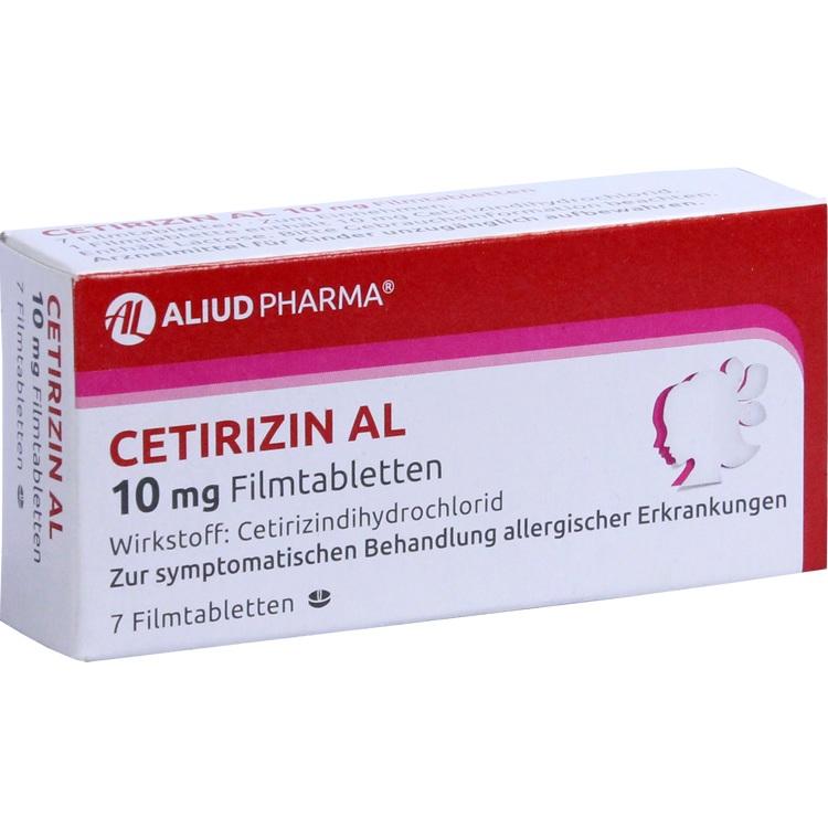 CETIRIZIN AL 10 mg Filmtabletten 7 St