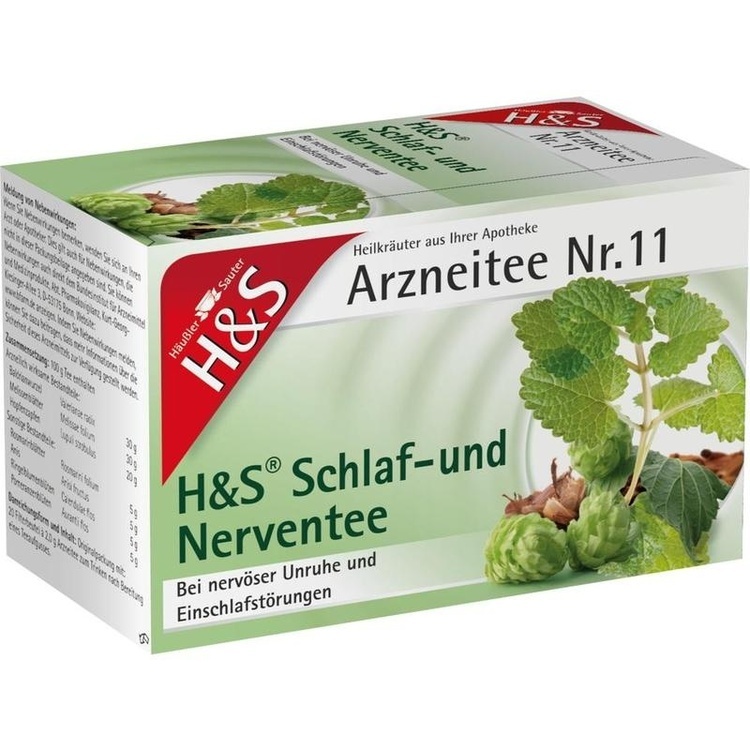 H&S Schlaf- und Nerventee Filterbeutel 20X2.0 g