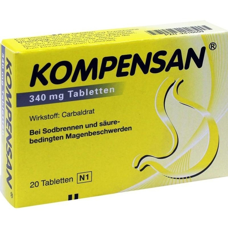 KOMPENSAN Tabletten 340 mg 20 St