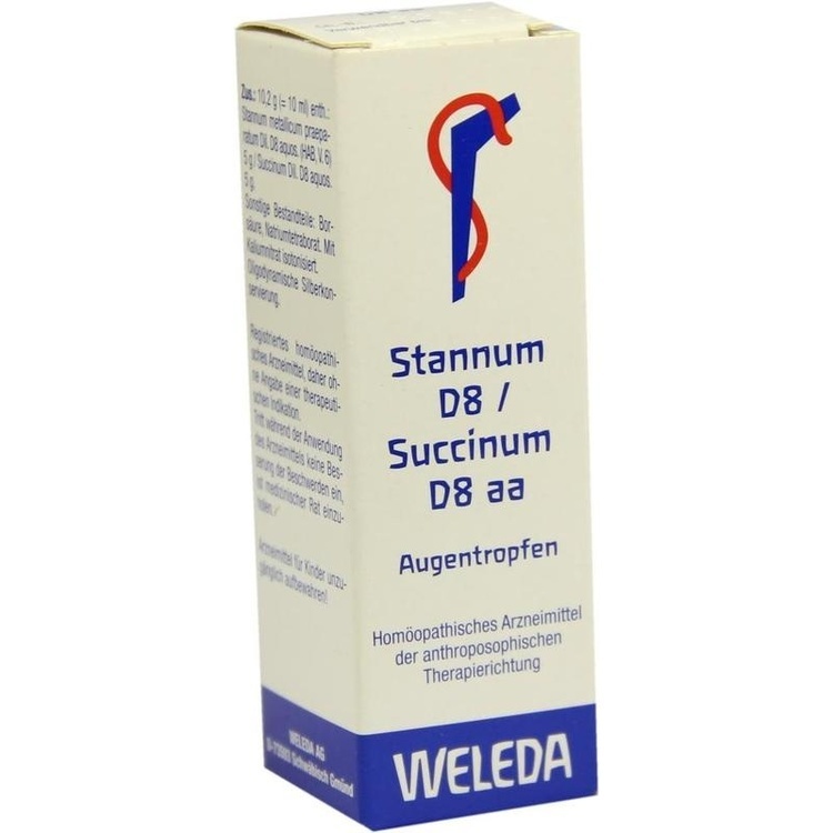 STANNUM D 8 succinum D 8 aa Augentropfen 10 ml