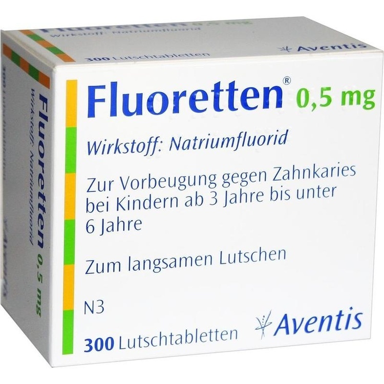 FLUORETTEN 0,5 mg Tabletten 300 St