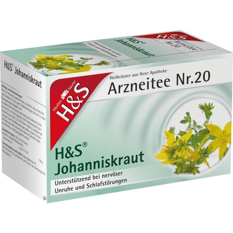 H&S Johanniskraut Filterbeutel 20X2.0 g