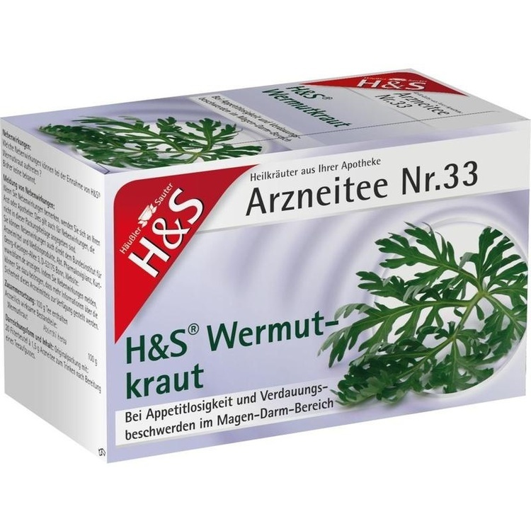 H&S Wermutkraut Filterbeutel 20X1.5 g