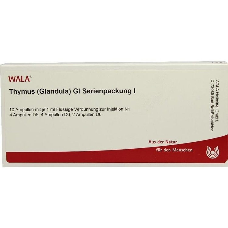 THYMUS GLANDULA GL Serienpackung 1 Ampullen 10X1 ml