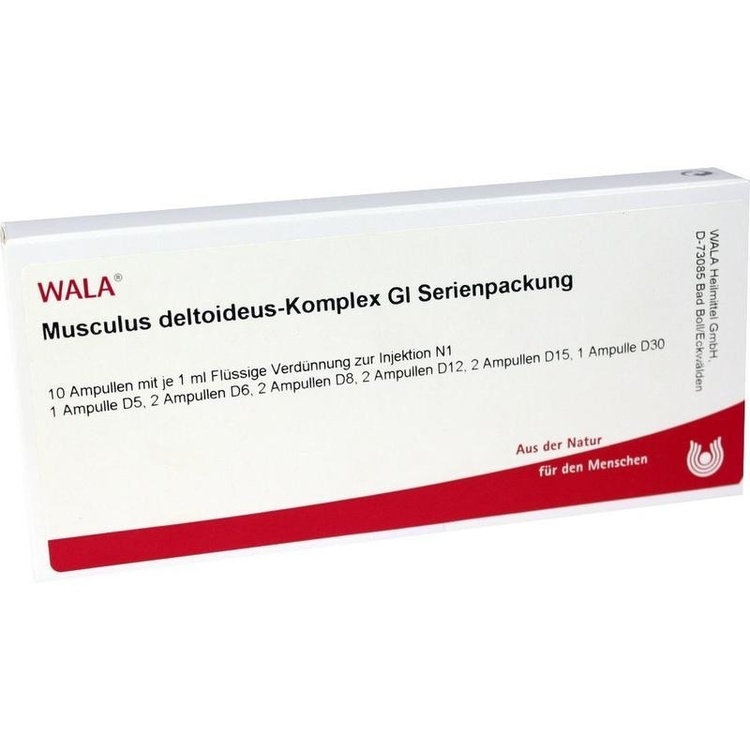 MUSCULUS DELTOIDEUS Komplex GL Serienpack.Ampullen 10X1 ml