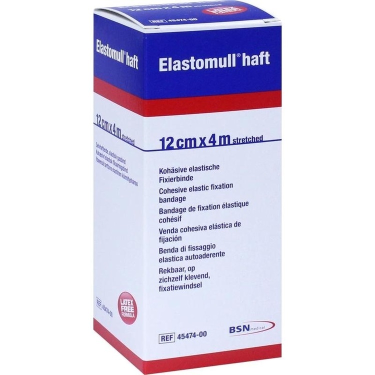 ELASTOMULL haft 12 cmx4 m Fixierbinde 1 St