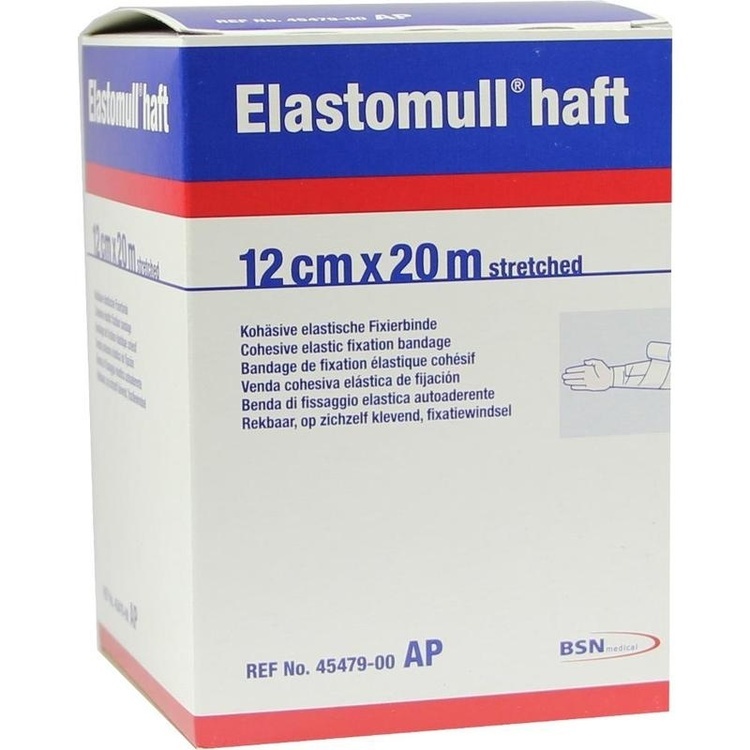 ELASTOMULL haft 12 cmx20 m Fixierbinde 1 St