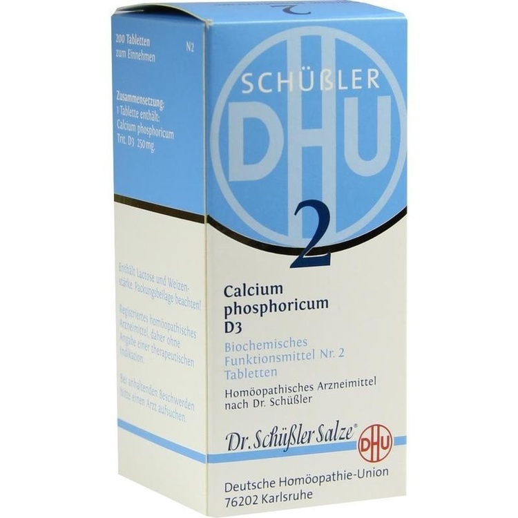 BIOCHEMIE DHU 2 Calcium phosphoricum D 3 Tabletten 200 St