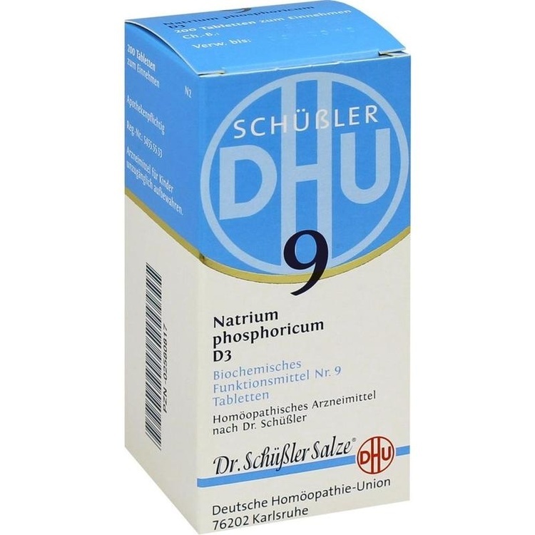 BIOCHEMIE DHU 9 Natrium phosphoricum D 3 Tabletten 200 St