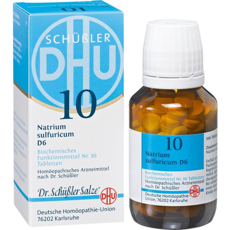 BIOCHEMIE DHU 10 Natrium sulfuricum D 6 Tabletten 200 St