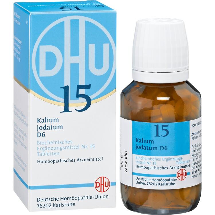 BIOCHEMIE DHU 15 Kalium jodatum D 6 Tabletten 200 St