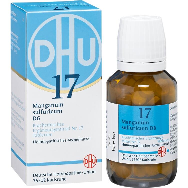 BIOCHEMIE DHU 17 Manganum sulfuricum D 6 Tabletten 200 St