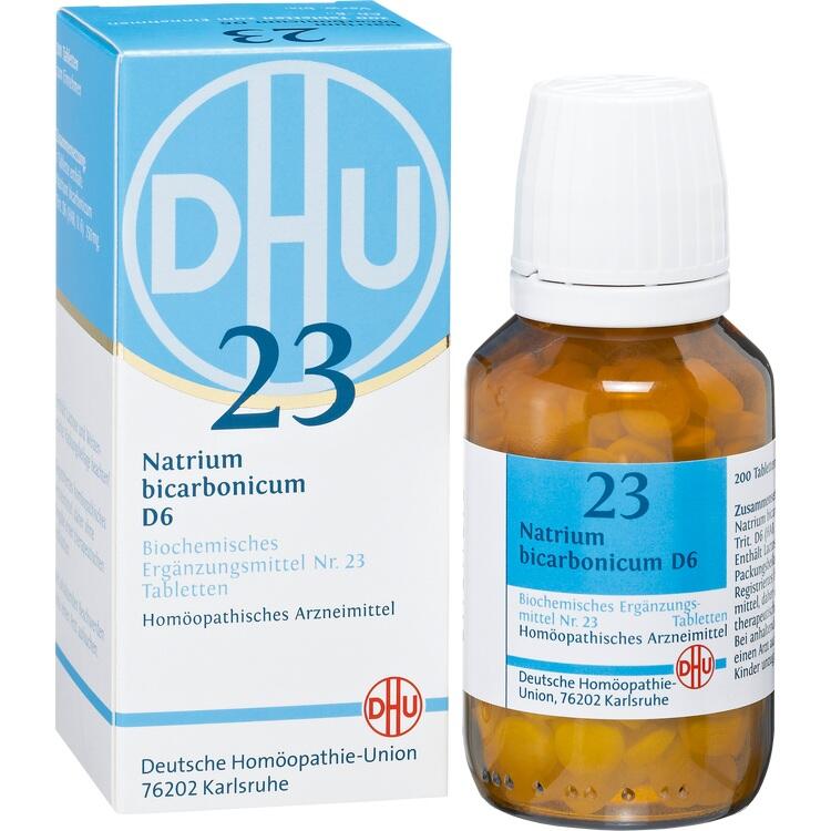 BIOCHEMIE DHU 23 Natrium bicarbonicum D 6 Tabl. 200 St