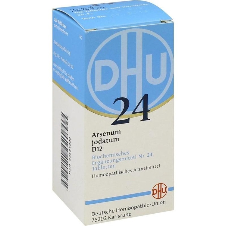 BIOCHEMIE DHU 24 Arsenum jodatum D 12 Tabletten 200 St