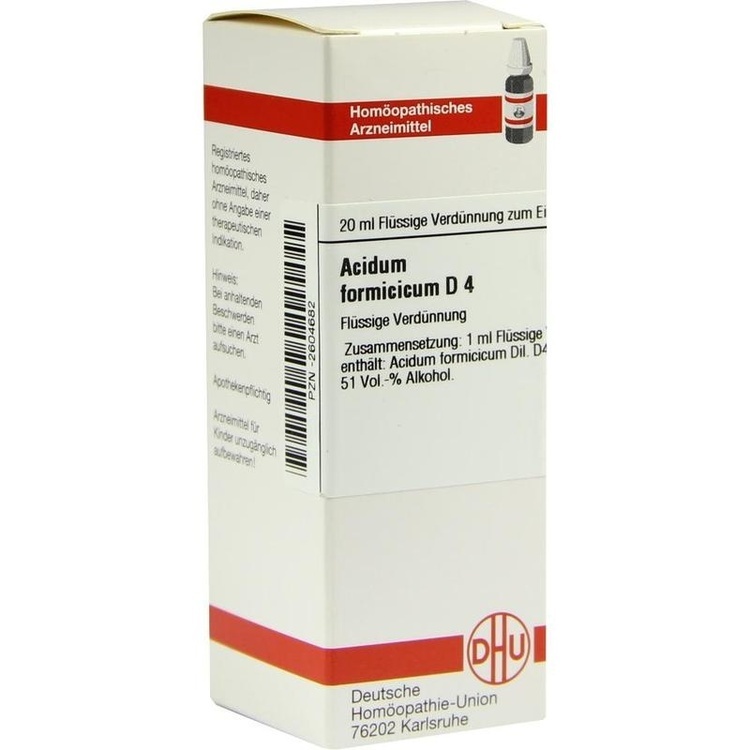 ACIDUM FORMICICUM D 4 Dilution 20 ml