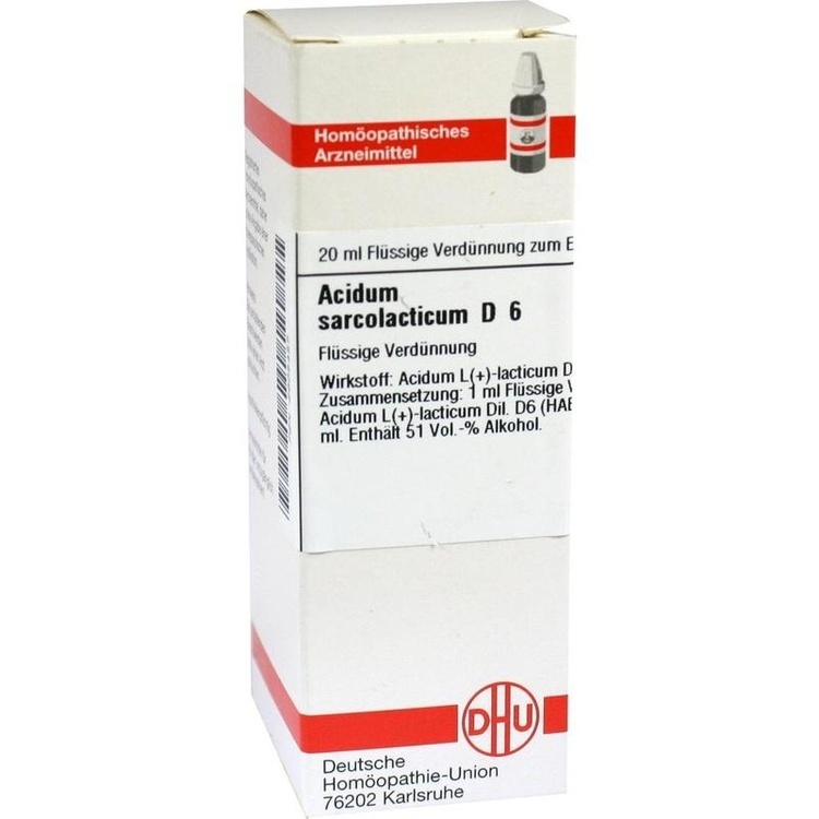 ACIDUM SARCOLACTICUM D 6 Dilution 20 ml